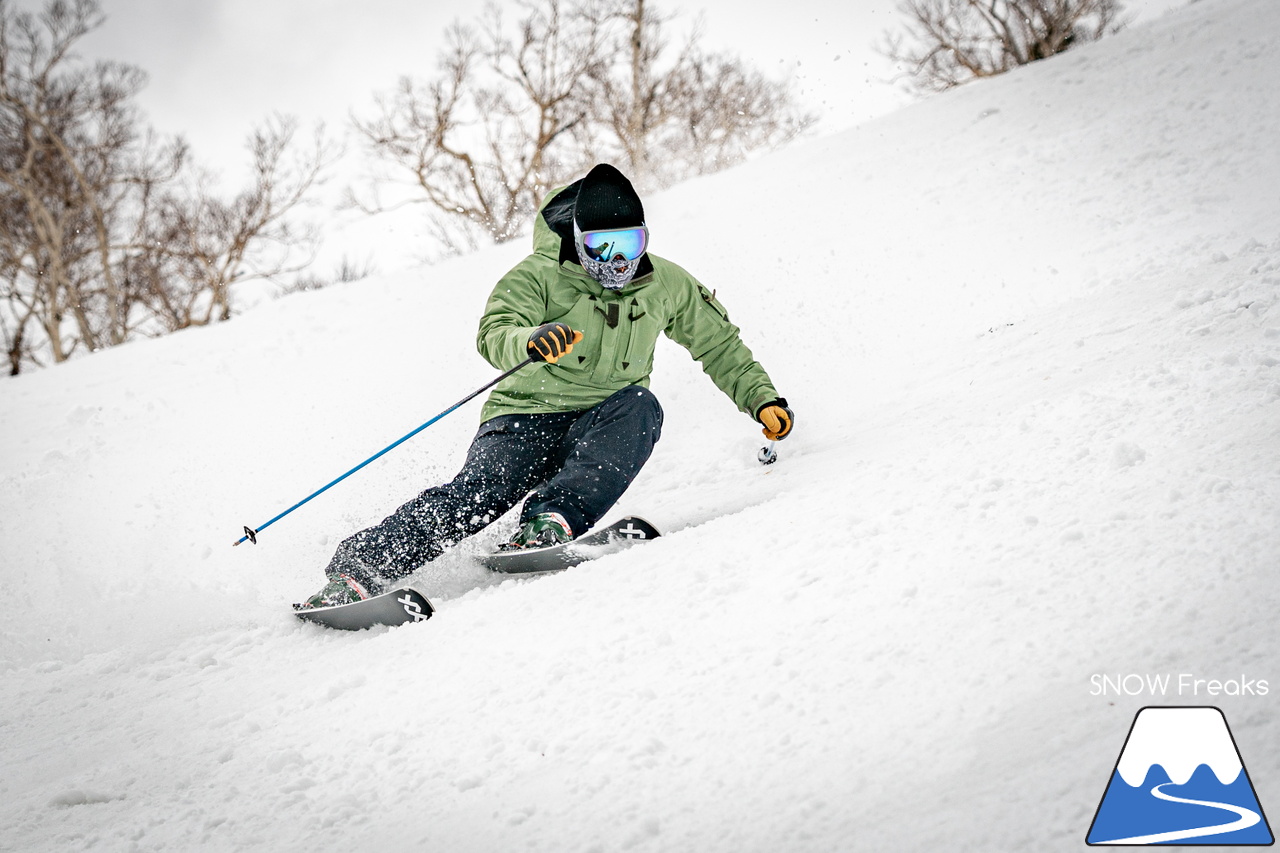 サッポロテイネ｜今シーズンは春セッション！プロスキーヤー・谷藤昌司さんと滑る１日。まさかのパウダー？！